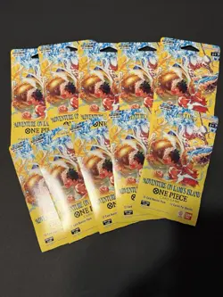 One Piece Adventure On Kami’s Island OP15 Booster Pack Lot Of 10 - Image 1
