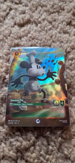 Mickey Mouse Steamboat Pilot Enchanted - Lorcana EN Fabled - 231/204 - Image 1