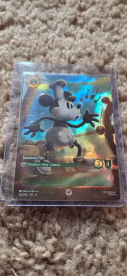 Mickey Mouse Steamboat Pilot Enchanted - Lorcana EN Fabled - 231/204 - Image 2