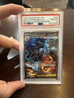 Pokemon Mega Charizard X ex 125/094 Phantasmal Flames PSA 10 Special Illustrati… - Image 3