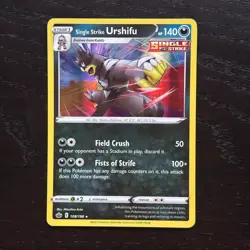 Single Strike Urshifu 108/198 Pokemon Chilling Reign SWSH Holo Rare Card NM - Image 1