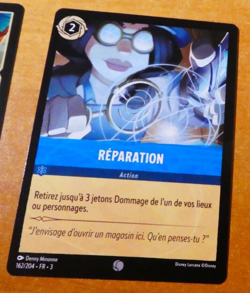 LORCANA TRADING CARD GAME TCG DISNEY CHAPITRE 3 REPARATION 162/204 FR NM - Image 1