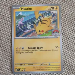 Pikachu 2024 World Championships SVP 190 EN English Promo Pokemon Card loose - Image 1
