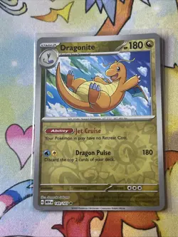 Dragonite Scarlet Violet 151 149/165 Reverse Holo Pokemon Card NM/VLP - Image 1