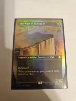 The Walls of Ba Sing Se Borderless FOIL MTG Avatar: TLA Nm/M - Image 1