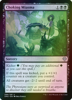 MTG Choking Miasma Foil ** Dominaria United ** English (NM) - Image 1