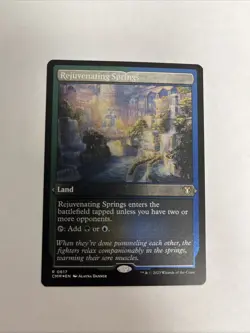 Rejuvenating Springs Foil Etched Commander Masters MTG - Image 1
