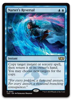 Narset's Reversal #92 (NM) Tarkir Dragonstorm TDC Magic MTG - Image 1