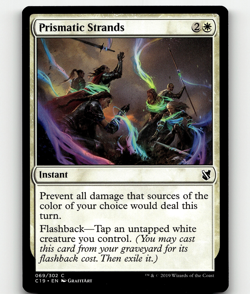 MTG - Prismatic Strands - Commander 2019 - Image 1