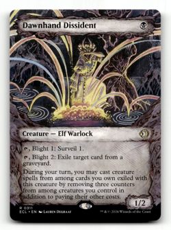 MTG - Dawnhand Dissident (Showcase) #311 (R) - Lorwyn Eclipsed - Image 1