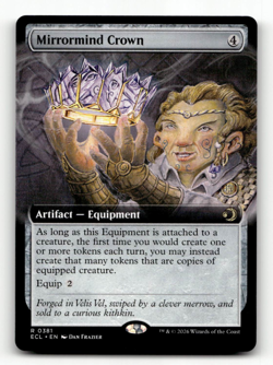 MTG - Mirrormind Crown (Extended Art) #381 (R) - Lorwyn Eclipsed - Image 1