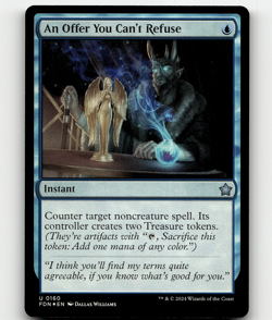 FOIL - MTG - An Offer You Can't Refuse #160 - Foundations - Image 1