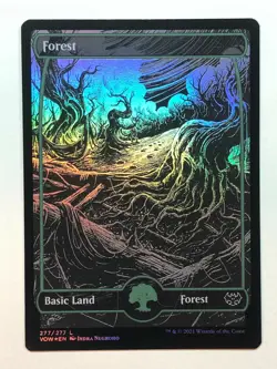 MTG Innistrad: Crimson Vow Forest (277) Foil NM/M - Image 1