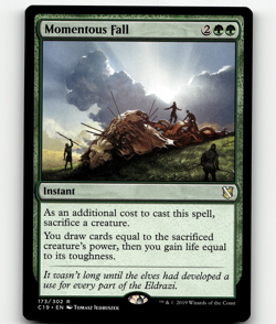 MTG - Momentous Fall - Commander 2019 - Image 1
