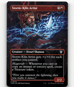 MTG - Storm-Kiln Artist (Borderless) 644 - Commander Masters - UC - Image 1
