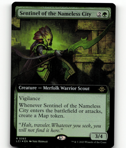 FOIL - MTG Sentinel of the Nameless City (Extended Art) - The Lost Caverns of Ix - Image 1