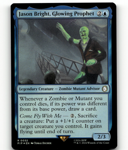 FOIL - MTG Jason Bright, Glowing Prophet - Universes Beyond: Fallout - Image 1