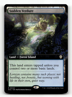 MTG - Sodden Verdure (Extended Art) #44 (R) - Lorwyn Eclipsed - Image 1