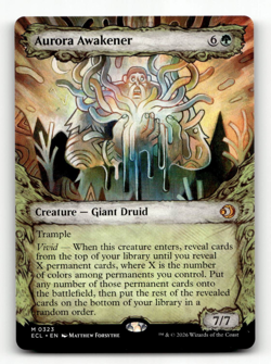 MTG - Aurora Awakener (Showcase) #323 (M) - Lorwyn Eclipsed - Image 1