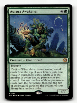 FOIL - MTG - Aurora Awakener #165 (M) - Lorwyn Eclipsed - Image 1