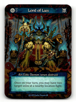 Sorcery: Contested Realm Lord of Lies (Elite) - Gothic - Image 1