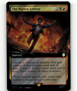 MTG The Nipton Lottery (Extended Art) (Surge Foil) - Universes Beyond: Fallout - Image 1
