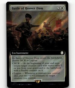 MTG Battle of Hoover Dam (Extended Art) (Surge Foil) - Universes Beyond: Fallout - Image 1