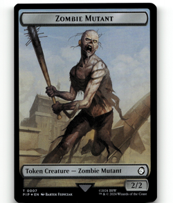 MTG Radiation Zombie Mutant Double-Sided Token - Universes Beyond: Fallout - Image 2