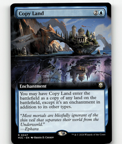 MTG Copy Land (Extended Art) #47 - Commander: Modern Horizons 3 - Image 1