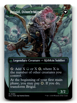 FOIL - MTG - Brigid, Clachan's Heart #285 (Borderless) (R) - Lorwyn Eclipsed - Image 2