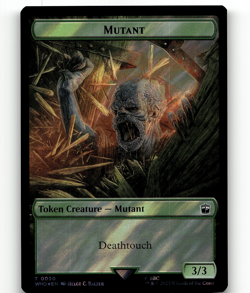 MTG Copy Mutant Double-Sided Token (Surge Foil) Universes Beyond: Doctor Who - Image 2