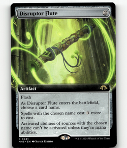 MTG Disruptor Flute (Extended Art) #461 - Modern Horizons 3 - Image 1