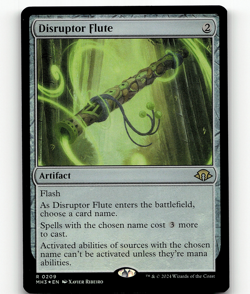 FOIL - MTG Disruptor Flute #209 - Modern Horizons 3 - Image 1