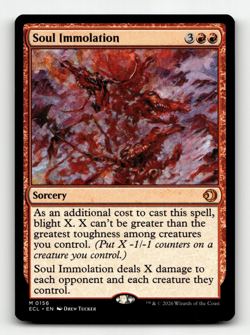 MTG - Soul Immolation #156 (M) - Lorwyn Eclipsed - Image 1