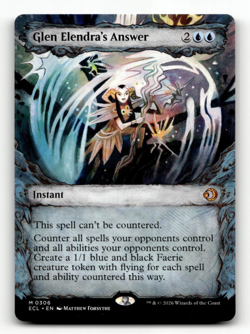 MTG - Glen Elendra's Answer (Showcase) #306 (M) - Lorwyn Eclipsed - Image 1