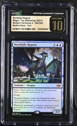 MURKTIDE REGENT FOIL Pop1🔥 Gem Mint 10 MH2 CGC Graded MtG - Image 1