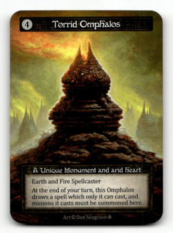 Sorcery: Contested Realm Torrid Omphalos (Unique) - Gothic - Image 1