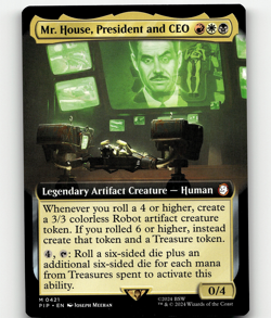 MTG Mr. House, President and CEO (Extended Art) - Universes Beyond: Fallout - Image 1