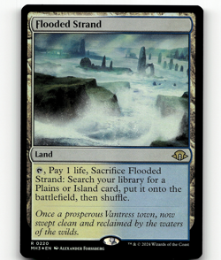 FOIL - MTG Flooded Strand #220 - Modern Horizons 3 - Image 1