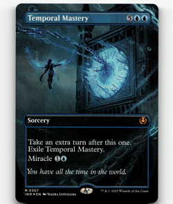 FOIL - MTG Temporal Mastery (Borderless) #307 - Innistrad Remastered - Image 1