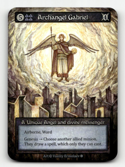 Sorcery: Contested Realm Archangel Gabriel (Unique) - Gothic - Image 1