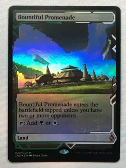 MTG Zendikar Rising Bountiful Promenade 20 Foil NM/M - Image 1
