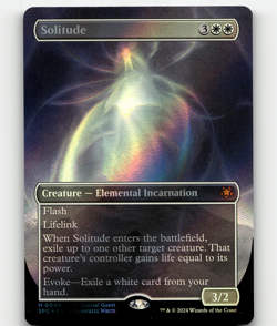FOIL - MTG Solitude (Borderless) (Textured Foil) #49 - Special Guests - Image 1