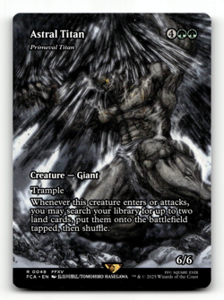 MTG - Astral Titan - Primeval Titan (Showcase) #48 - FINAL FANTASY - Image 1