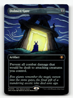 FOIL - MTG - Dolmen Gate #145 (Borderless) (M) - Special Guests - Image 1