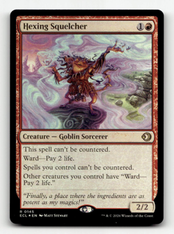 FOIL - MTG - Hexing Squelcher #145 (R) - Lorwyn Eclipsed - Image 1