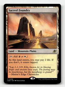 MTG - Sacred Foundry #256 - Edge of Eternities - Image 1