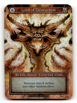 FOIL - Sorcery: Contested Realm Lord of Destruction (Elite) - Gothic - Image 1