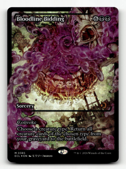 FOIL - MTG - Bloodline Bidding #385 (Showcase) (M) - Lorwyn Eclipsed - Image 1