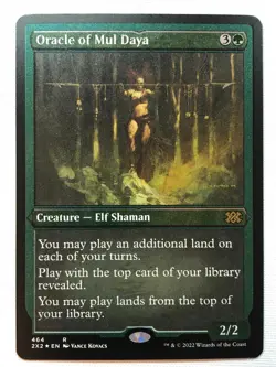 MTG Double Masters 2022 Oracle of Mul Daya (Foil Etched) 464 NM/M - Image 1